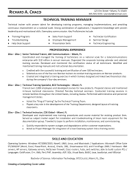 trainer resume templates print paper