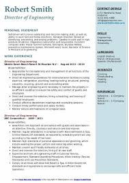 Director Of Engineering Resume Samples Qwikresume Engineering Resume Templates Event Planner Resume Best Resume Template
