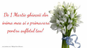 Primăvara bate la ușă, iar acesta este momentul potrivit pentru a transmite mesaje de 1 martie celor dragi. FelicitÄri 1 Martie Trimite Le Celor Dragi O Felicitare FrumoasÄ De MÄrÅ£isor