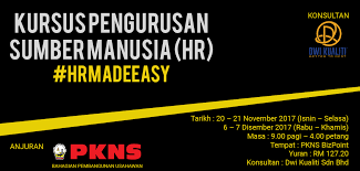 Rm 127.20* ( termasuk 3x makan minum, bahan kursus dan sijil ) konsultan : Kursus Pengurusan Sumber Manusia