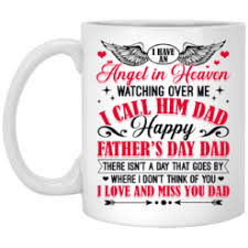 Happy fathers day in heaven images, wallpapers, pictures. Angel Dad In Heaven Mug I Have An Angel In Heaven Happy Father S Day Dad Mug Cubebik