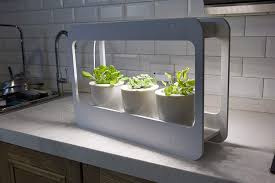 Amazon Com Mindful Design Led Indoor Herb Garden At Home Mini Window Planter Kit For Herbs Succulents Herbs Indoors Indoor Herb Planter Indoor Herb Garden