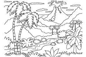 Top 10 Free Printable Volcano Coloring Pages Online Coloring Pages Nature Beach Coloring Pages Dinosaur Coloring Pages