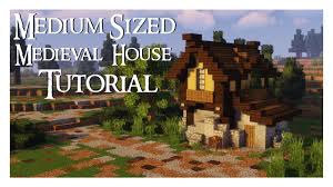 In illinois, the average home size is a moderate (by u.s. Minecraft Medium Sized Medieval House Tutorial Youtube