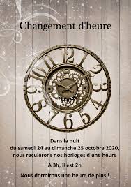 Changement d'heure, un rituel historique. Changement D Heure Hiver 2020