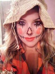 It is a hit during halloween parties and most girls like to don this scarecrow makeup on their faces to support halloween themes. 99 Scarecrow Face Ideas Scarecrow Face Scarecrow Fall Crafts