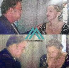 Madonna Chatting With Elton John At La Petite Maison In Nice Elton John Lady Madonna Madonna