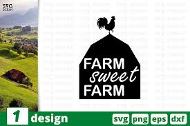 Download 1 Farm Sweet Farm Svg Bundle Quotes Cricut Svg By Svgocean Thehungryjpeg Com PSD Mockup Templates