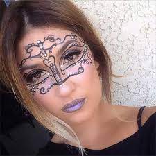61 Easy Diy Halloween Makeup Looks Stayglam Halloween Makeup Easy Masquerade Makeup Halloween Makeup Diy