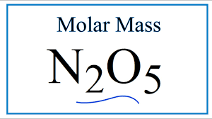 Maybe you would like to learn more about one of these? Molar Mass Molecular Weight Of N2o5 Dinitrogen Pentoxide Youtube