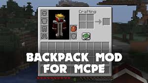 The assembly includes a couple of items that will make it easier to carry items, materials and food while traveling. Download Backpack Mod For Minecraft Pe Free For Android Backpack Mod For Minecraft Pe Apk Download Steprimo Com