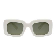 Raen White Luxury Wig Edition Flatscreen Sunglasses Raen
