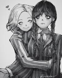 rousteinire, addams family, wednesday (netflix), enid sinclair, wednesday  addams - Anime R34