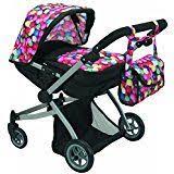 Babyboo Deluxe Twin Doll Pram Stroller Gumball Black With Free Carriage Bag Multi Function View All Photos 965 Baby Doll Strollers Twin Dolls Dolls Prams