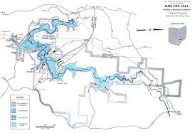 There are camper cabins, an equestrian camp and a group camp. Burr Oak Lake Fishing Map Southeast Ohio Go Fish Ohio