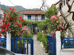 The Skala Potamia Village On The Island Of Thassos Greek Garden Visiting Greece Greece