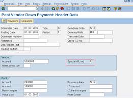 Sap Vendor Down Payment Process Tutorial Free Sap Fi Training