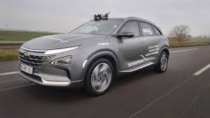 The hyundai nexo is a hydrogen fuel cell powered crossover suv that was revealed at the 2018 consumer electronics show on january 8, 2018. Hydrogen Powered India Bound Hyundai Nexo Sets New Distance Record
