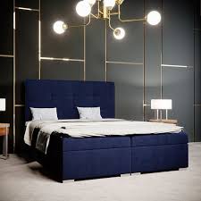 Betten mit bettkasten müssen qualitativ überzeugen. Blaues Boxspring Bett Hotel Doppel Luxus Betten Polster Bettkasten Funktion Neu Www Jvmoebel De La Design Chesterfield Mobel Ledersofa Sofa