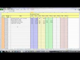 using excel for recipe costing and inventory linking youtube