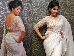 Saree enhances the real women in women. A Look At Five Tamil Actresses Who Make For A Dazzling Sight In White Sarees Tamil Movie News Times Of India