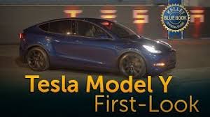 This is the 2021 tesla model y, the electric car company's second suv and its fifth production car ever. 2021 Tesla Model Y First Look Youtube