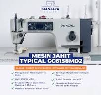 Mesin TYPICAL GC 6158MD2 Otomatis Potong Benang | Mesin Jahit Jarum 1 -  HEAD ONLY