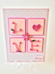 Handmade Romantic Birthday Card For Lover Handmade Quilled Wedding Cardquilled Anniversary Card Love Etsy Wedding Cards Handmade Valentines Cards Quilling Designs