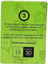 The others put down a card indicating the choice they believe is correct. Amazon Com Black Card Revoked 3 Original Flavor Toys Games
