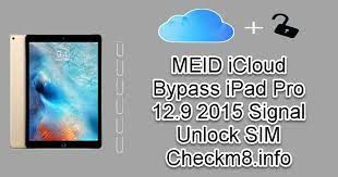· when prompted on the dialer screen, tap unlock. Meid Icloud Bypass Ipad Pro 12 9 2015 Signal Unlock Sim Checkm8 Info