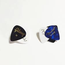 ギターピックコラージュピアス イヤリング diy earrings music instruments earrings