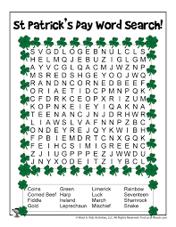 Patrick's day through this crossword puzzle which features words associated with the celebration. St Patricks Day Word Puzzle Word Search Woo Jr Kids Activities