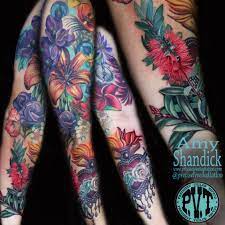 Flower Sleeve Tattoo Flower Tattoo Sleeve Flower Sleeve Tattoos