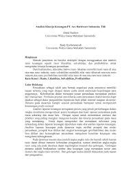 Pdf Analisis Kinerja Keuangan Pt Ace Hardware Indonesia Tbk