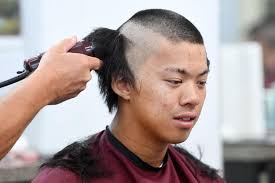 Corps of Cadets freshmen get traditional 'fish cuts'