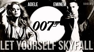 Adele Skyfall Cover James Bond By Our Last Night Adele Vs Eminem Let Yourself Skyfall Mashup Eminem Old Movie Posters Skyfall