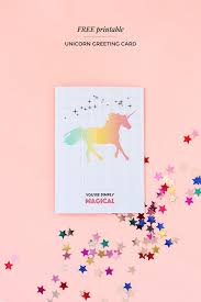 Happy Birthday Free Printable Unicorn Birthday Card Printable Unicorn Greeting Card Unicorn Card Printable Greeting Cards Printable Unicorn Birthday
