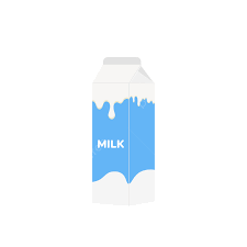 Milk Carton Mockup Vector PNG Images, Milk Packing Box Carton Vector,  Blank, Milky, Box PNG Image For Free Download