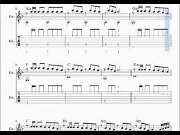 Sari Saclim Mavi Gozlum Mahsuni Serif Gitar Nota Tab Akor Youtube