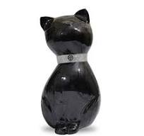 Amazon.com: AYZCORP Cat Memorial Urn, Beautiful Container For Ashes -  Cremation Keepsake For Remembering Pets - Decorative Cat Urn-Black,Purple  Finish ...