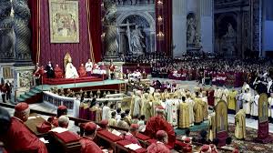 Pope Paul VI presides over a meeting of the Second Vatican Council | Salt +  Light Media
