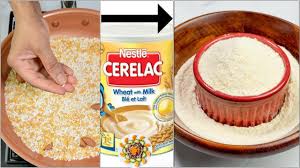 Homemade Cerelac For 6 12 Month Babies Super Healthy Baby Food For 6 Month Old Youtube
