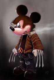 S A Artist Does Mickey Mouse As Wolverine Disney Marvel Mickey Mouse Dark Disney