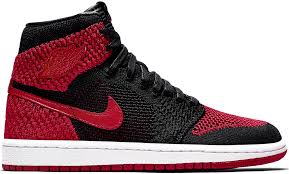 Jordan 1 Retro High Flyknit Bred Gs In 2020 Jordan 1 Retro High Jordans Jordan 1
