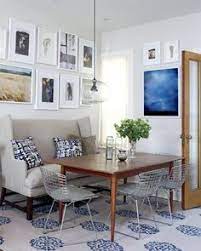 Three of the pillows are covered in distressed, faux leather that matches the other seating options in the collection. 17 Couch Dining Table Ideas House Interior Home Decor Dining