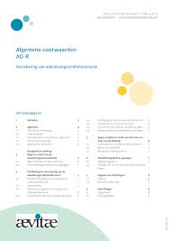 Algemene voorwaarden AO-R