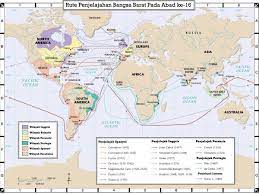 Bangsa portugis bangsa portugis menguasai malaka tahun 1511 dibawah pimpinan alfonso d'albuquerque. Rute Kedatangan Bangsa Barat Ke Indonesia Abad Ke 16 Materikita