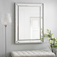 Medium Silver Luxe Mirror 31 5x43 5 In From Kirkland S In 2020 Mirrored Nightstand Best Cabinet Paint How To Clean Mirrors
