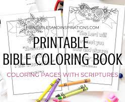 These christian coloring sheets are great for kids, teens, or adults! Free Printable Bible Verse Coloring Book Pages Printables And Inspirations