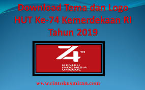 Logo kemerdekaan republik indonesia ke 75 tahun. Rinto Kusmiran Download Tema Dan Logo Hut Ke 74 Kemerdekaan Ri Tahun 2019
